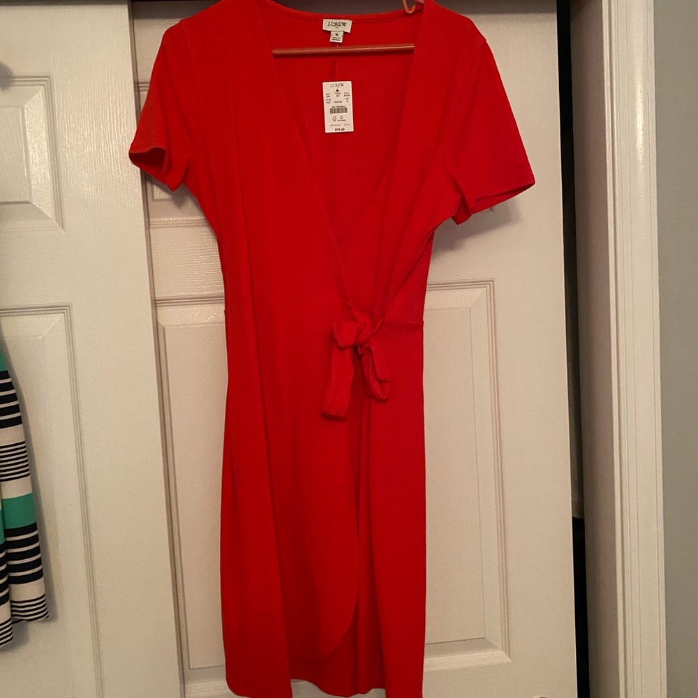 JCREW wrap dress - Red